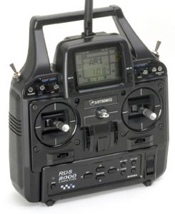 Радиоаппаратура RDS 8000 - FHSS, FM, 8 каналов, TX, RX, 4 серво