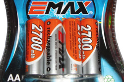 Аккумуляторы E-MAX AA ni-mh 2700mAh